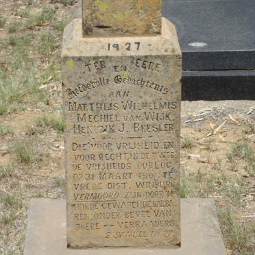 WIJK Matthijs Wilhelmis Mechiel, van -1901 :: BRESLER Hendrik J. -1901
