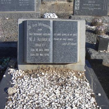 ALDRICH M.J. 1905-1946