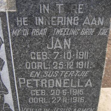 ANDERSON Jan 1911-1911 :: ANDERSON Petronella 1915-1916