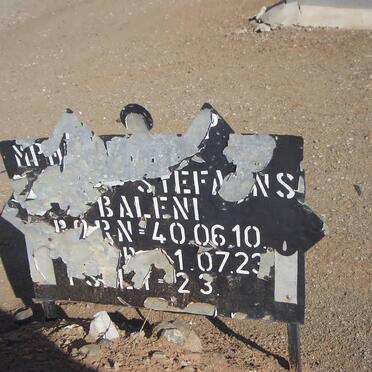 BALENI ?? Stephanus 1940-??