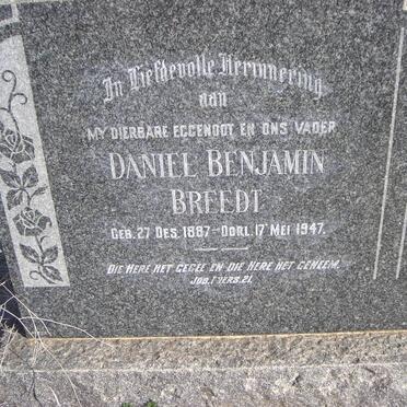 BREEDT Daniel Benjamin 1887-1947
