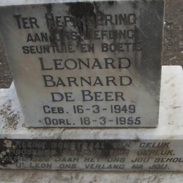 BEER Leonard Barnard, de 1949-1955