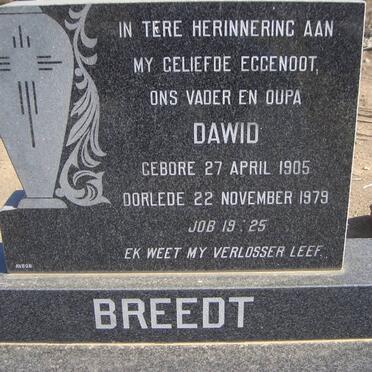BREEDT Dawid 1905-1979