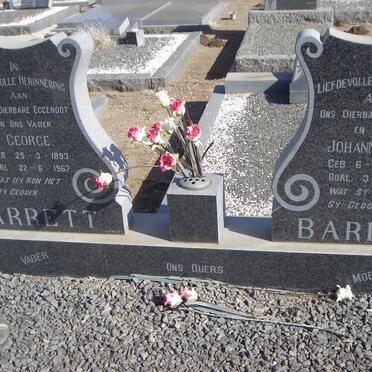 BARRETT George 1893-1967 &amp; Johanna C.M. 1903-1979