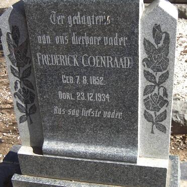 BEER Frederick Coenraad, de 1852-1934