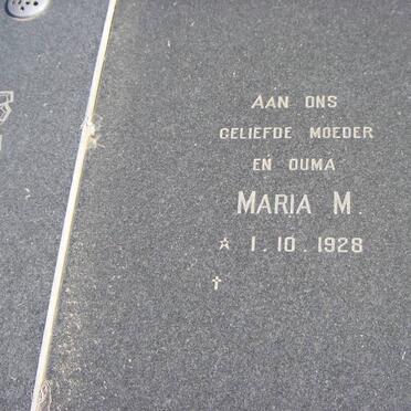 BOTHA J.S.F. 1923-1979 &amp; Maria M. 1928- 