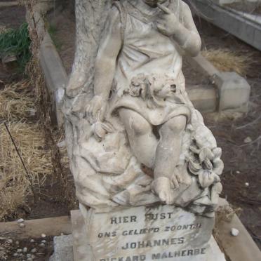 CLOETE Elizabeth Jacoba nee DU PLESSIS voorheen PICKARD 1846-1912 :: MALHERBE Johannes Pickard 1910-1910 