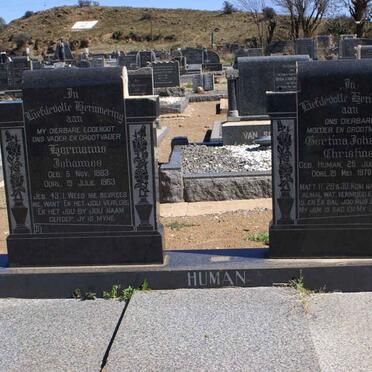 HUMAN Hermanus 1883-1963 &amp; Gertina Johanna Christina HUMAN 1887-1970