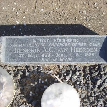HEERDEN Hendrik A.C., van 1899-1959
