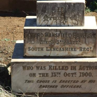 HANBURY Edward Mansfield -1900