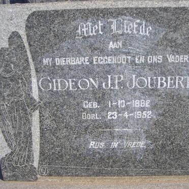 JOUBERT Gideon J.P. 1882-1952
