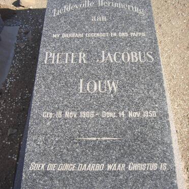 LOUW Pieter Jacobs 1906-1950