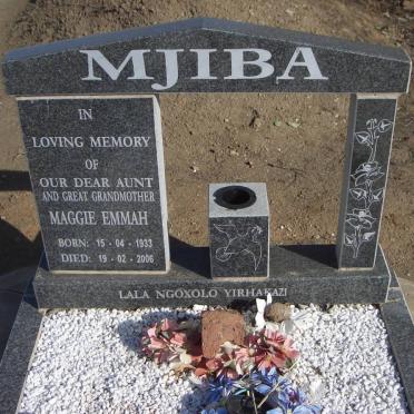 MJIBA Maggie Emmah 1933-2006