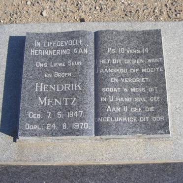 MENTZ Hendrik 1947-1970