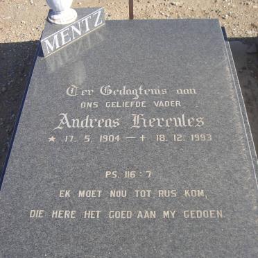 MENTZ Andreas Hercules 1904-1993