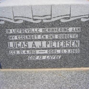 PIETERSEN Lucas A.J. 1912-1960