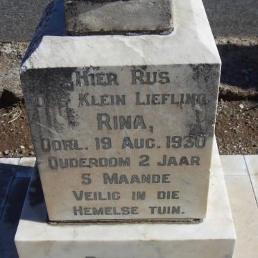 PIENAAR Rina -1930