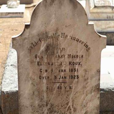 ROUX Elizabeth J. 1851-1923