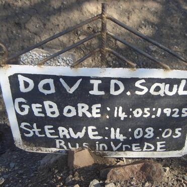 SAUL David 1925-2005