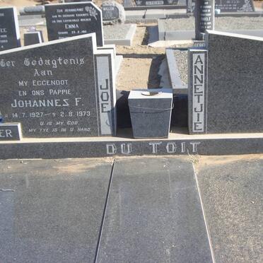 TOIT Johannes F., du 1927-1973