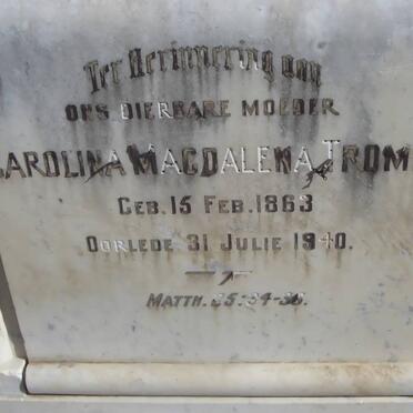 TROMP Carolina Magdalena 1863-1940
