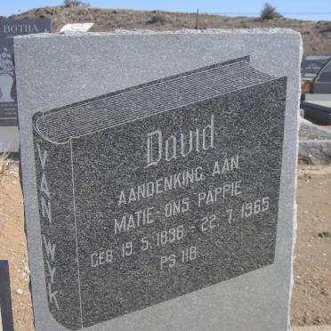 WYK David, van 1896-1965