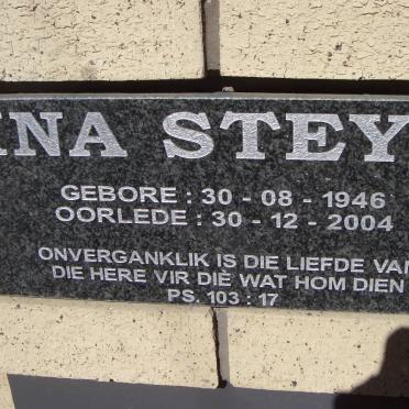 STEYN Ina 1946-2004