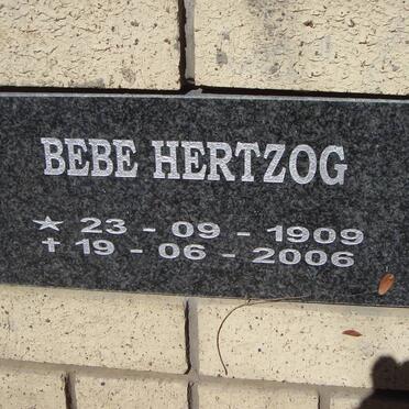 HERTZOG Bebe 1909-2006