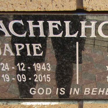KACHELHOFFER Japie 1943-2015 &amp; Magda 1945-