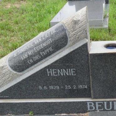 BEUKES Hennie 1929-1974