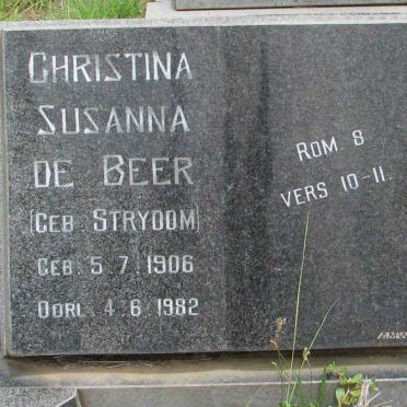BEER Christina Susanna, de nee STRYDOM 1906-1982
