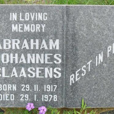 CLAASENS Abraham Johannes 1917-1978