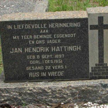 HATTINGH Jan Hendrik 1897-1951