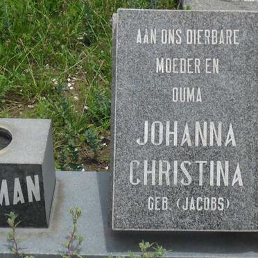 HAMMAN Johanna Christina nee JACOBS 1902-2000