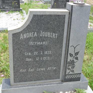 JOUBERT Andrea nee HEYMANS 1935-1973