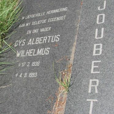 JOUBERT Gys Albertus Wilhelmus 1936-1993 &amp; Aletta Petronella Maria Magdalena BOOYSEN 1943-