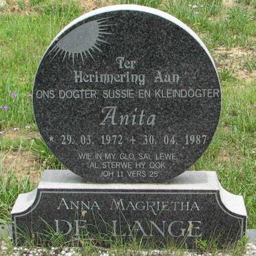 LANGE Anna Magrietha, de 1972-1987