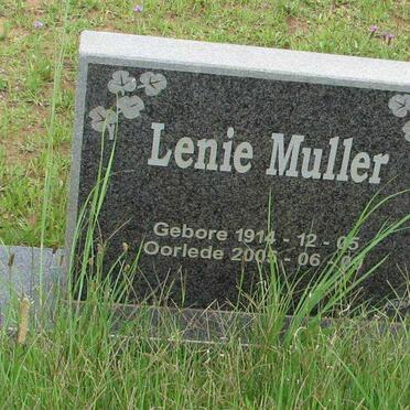 MULLER Lenie 1914-2005
