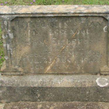 MASSYN Jan Siebert 1858-1942