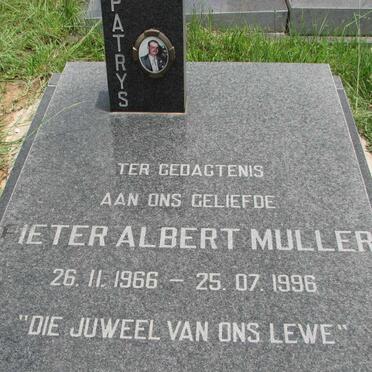 MULLER Pieter Albert 1966-1996