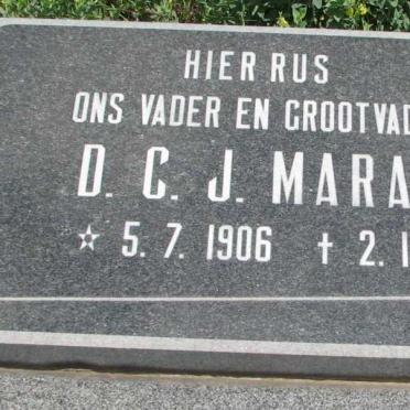 MARAIS D.C.J. 1906-1992