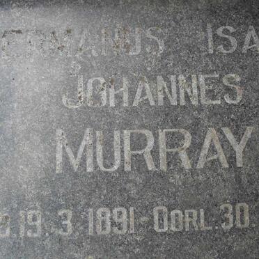 MURRAY Hermanus Isaac Johannes 1891-1964