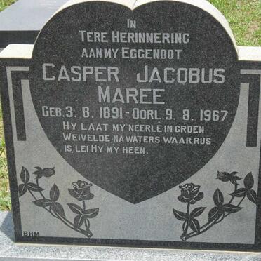MAREE Casper Jacobus 1891-1967 &amp; Isabella Susanna 1900-1993