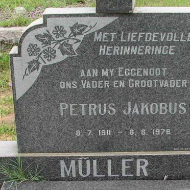 MÜLLER Petrus Jakobus 1911-1976