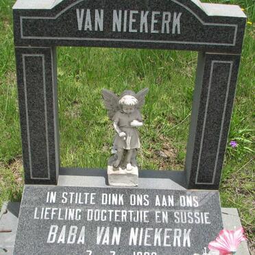NIEKERK Baba, van 1992-1992