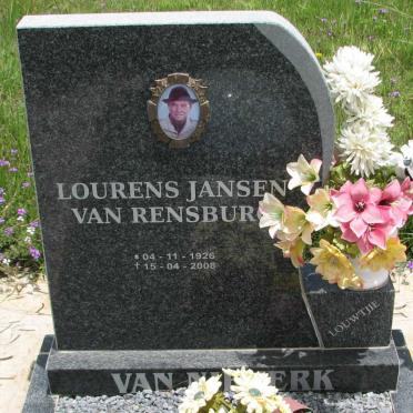 NIEKERK Lourens Jansen van Rensburg, van 1926-2008