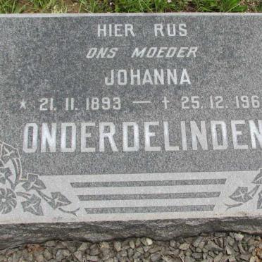 ONDERDELINDEN Johanna 1893-1960