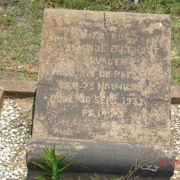 PLESSIS Hendrik, du 18??-1932