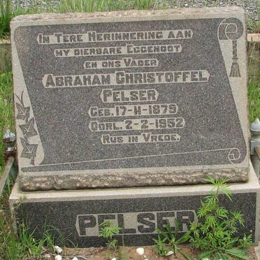 PELSER Abraham Christoffel 1879-1952