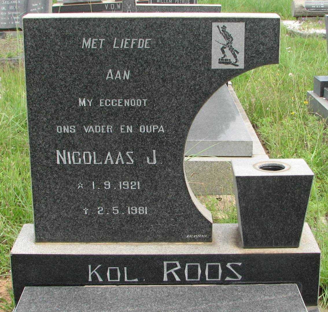 ROOS Nicolaas J. 1921-1981